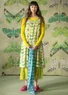“Fjäril” dress in organic cotton (apple green S)