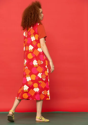 Robe en jersey « Kompass » en coton biologique - fraise des bois