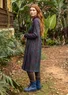 Robe "Isabella" en jersey de coton biologique/modal (chocolat noir L)