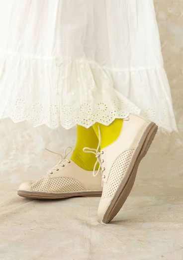 Nappa shoes - almond milk