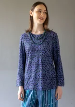 Shirt „Leopard“ aus Bio-Baumwolle - dunkelindigo