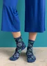 Socken „Theia“ aus Bio-Baumwolle (pazifikblau L/XL)