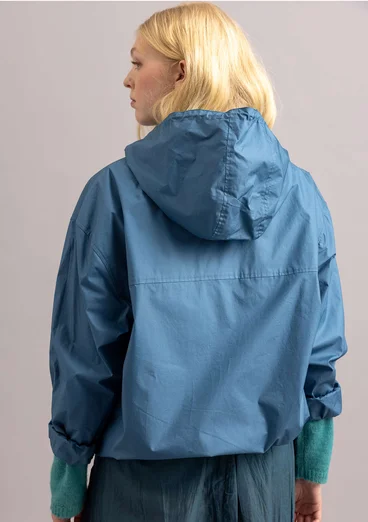 Jacke aus Bio-Baumwollgewebe - hellindigo