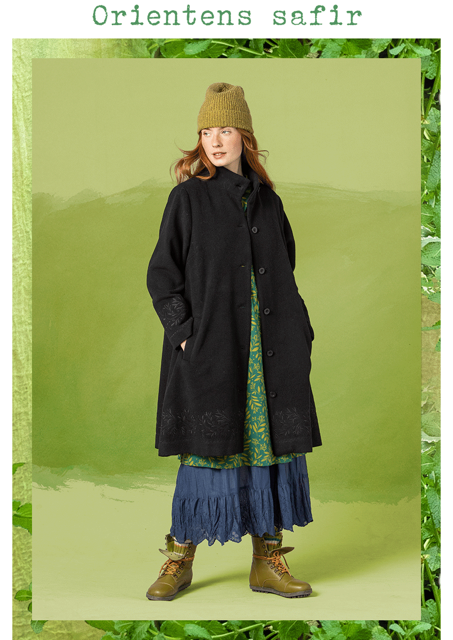 “Mynta” recycled wool/polyester coat