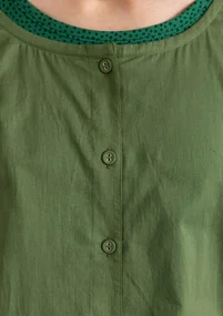 Kleid „Tindra“ aus Bio-Baumwollgewebe - rosmarin