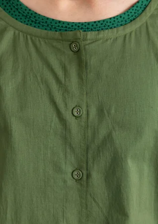 “Tindra” woven organic cotton dress - rosemary