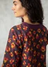 Blouse "Andes" en coton biologique (mûrier noir S)