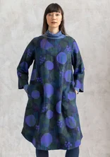 “Fizz” woven linen/modal dress - ink blue