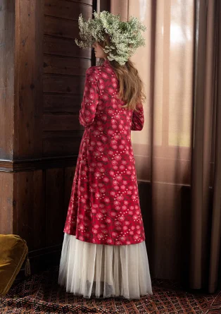“Dagny” lyocell/elastane jersey dress - poppy