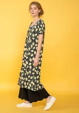 Tricot jurk "Luisa" van biologisch katoen - svart