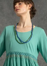 Necklace made of recycled glass - koriander