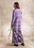  “Bello” long cardigan in alpaca/wool blend (hyacinth S)