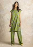 Tricot tuniek "Nypon" van biologisch katoen/modal (asperge XL)