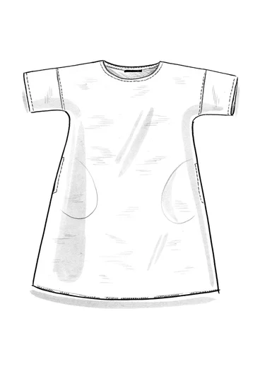 Robe ”Twin” en tissu de lin/coton biologique - cuivre