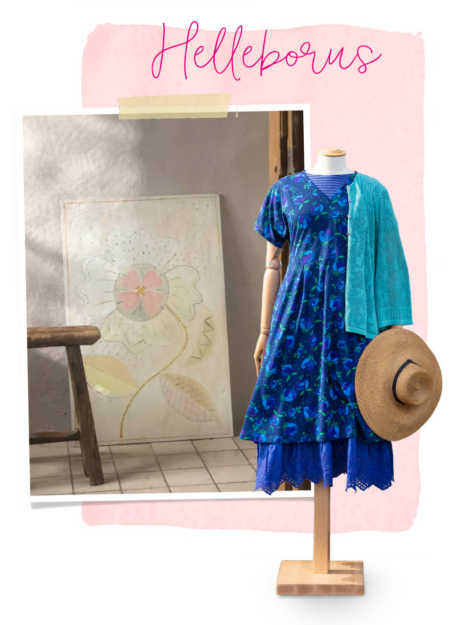 “Rosanna” organic cotton jersey dress 