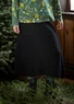 “Vinternatt” alpaca blend knit skirt (black M)
