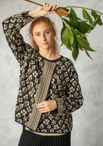 Gilet "Andes" en coton biologique/recyclé - noir