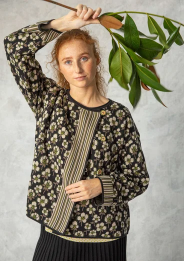 Gilet "Andes" en coton biologique/recyclé - noir