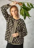 Gilet "Andes" en coton biologique/recyclé (noir XS)