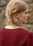 Strickpullover „Hildur“ aus Wolle (granatapfel-melange L)