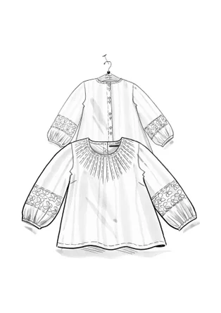 “Melody” organic cotton/silk blouse - pink begonia