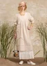 Woven linen dress (natural L)
