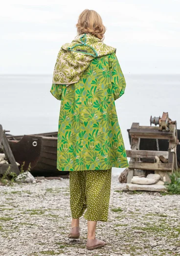 “Kaprifol” organic cotton coat - asparagus