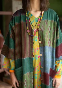 Kangasmekko "Hyderabad" ekopuuvillaa - avokado