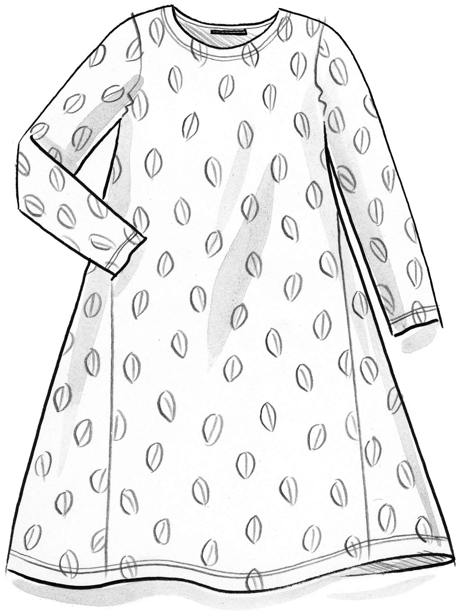 Kleid „Dorotea“ aus Öko-Baumwolle/Recycling-Polyester
