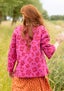 “Flora-Li” cardigan in organic/recycled cotton pink orchid thumbnail