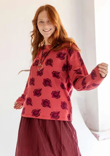 Shirt „Calla“ aus Bio-Baumwolle/Modal - rosenholz