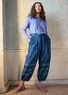 Hose „Buij“ aus Bio-Baumwolle (indigo S)