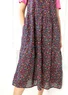 Robe "Bouquet" en coton biologique tissé (noir L)