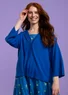 Linnen vest (saffierblauw XL)