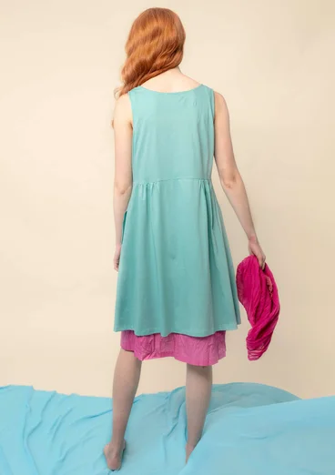 Robe "Lotus" en jersey de coton biologique - ruisseau de prairie