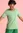 Jerseyshirt „Eleonora“ aus Bio-Baumwolle/Elasthan - erbsengrün-gemustert