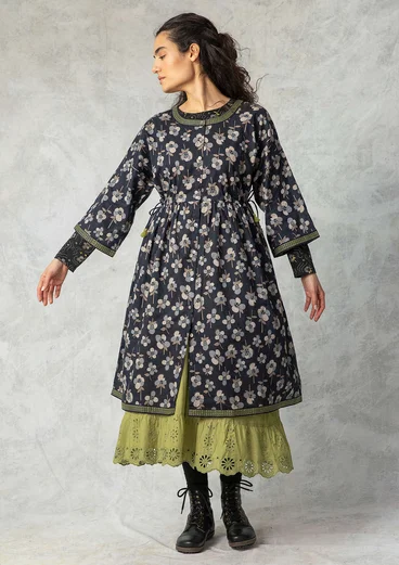 Webkleid „Andes“ aus Bio-Baumwolle - schwarz