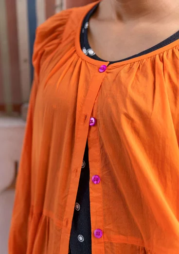 “Insta” organic cotton smock blouse - nectar