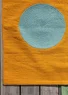 “Sun” organic cotton mini-rug (marigold One Size)