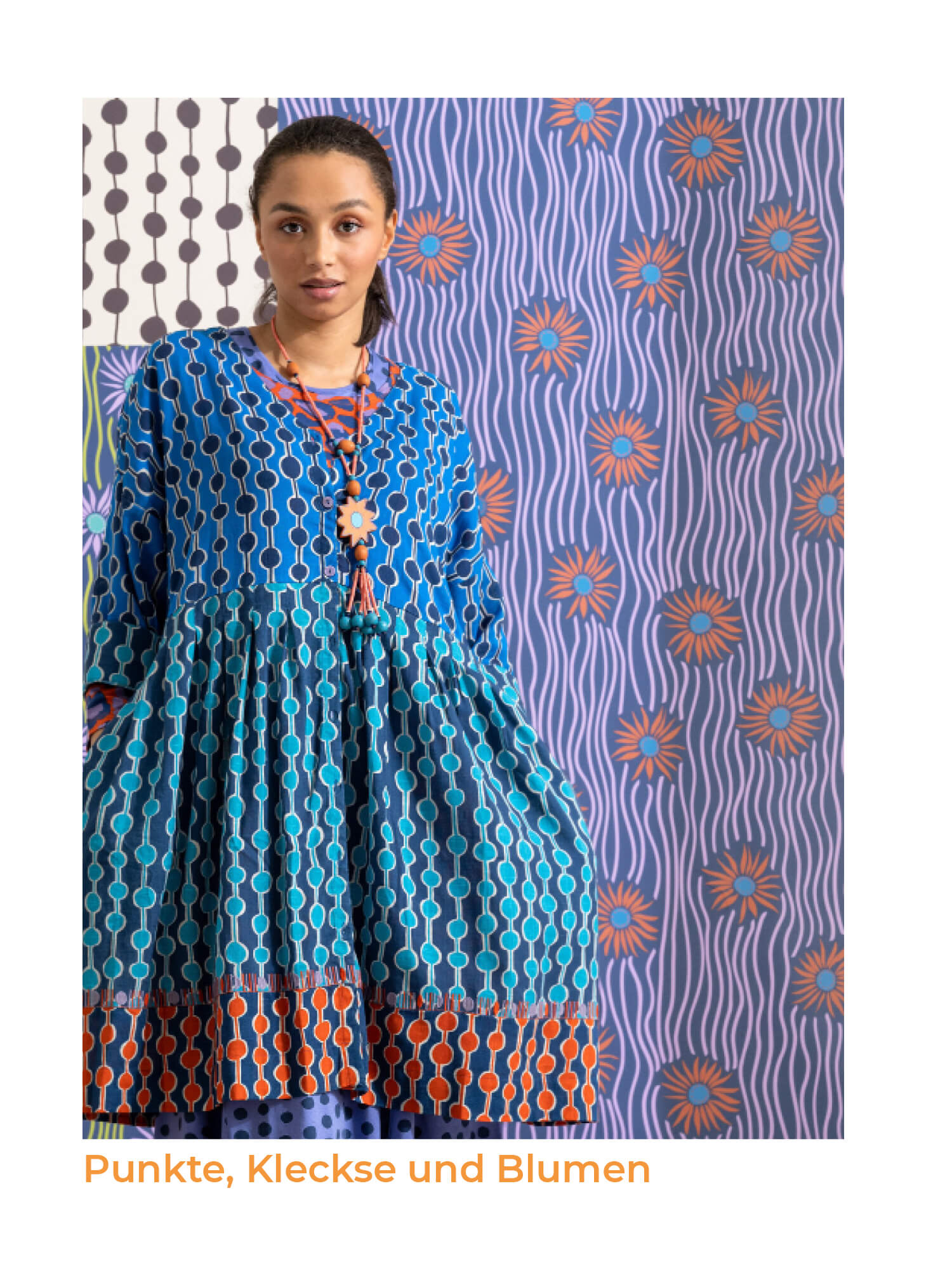 Kleid „Zazu“ aus Öko-Baumwollgewebe
