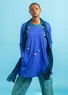 Tricot tuniek "Oriana" van biologisch katoen/modal (briljantblauw XL)