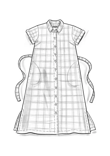 Webkleid „Juliette“ aus Viskose - hellpfirsich