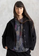 Cordjacke „Rime“ aus Bio-Baumwolle - schwarz
