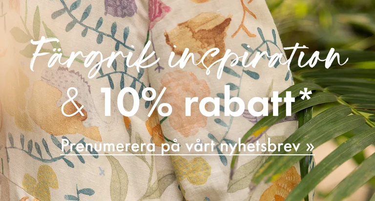 Färgrik inspiration & 10% rabatt