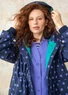 Parka "Francis" en coton biologique tissé (indigo foncé/motif XXL)