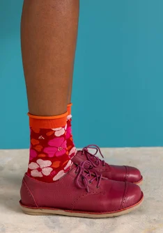 Nappa lace-ups - light cyclamen