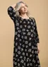 Robe en viscose tissée (noir XL)