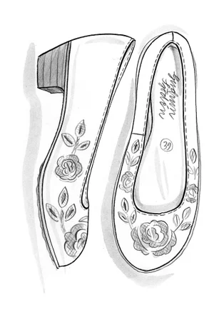 Chaussures à talon "Roza" en nappa - noir
