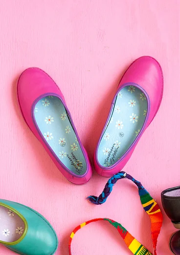 “Ester” nappa ballerina shoes -