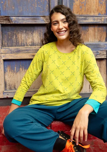 Jerseyhose aus Bio-Baumwolle - dunkelpetrol